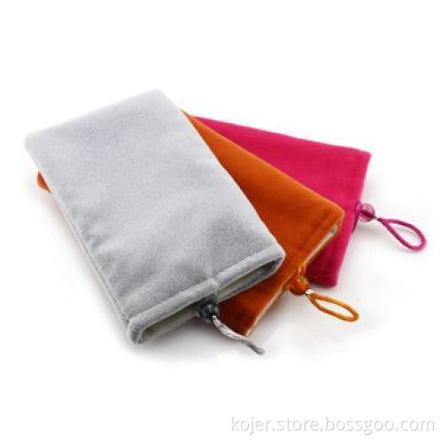Mobile Phone Pouch, Made of Velvet Material, Ideal for Nokia, with Fine Workmanship in Overlapping